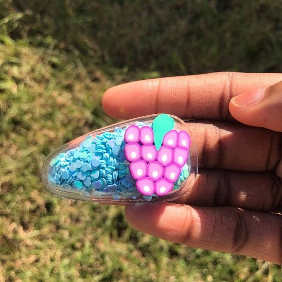 Fruity🍋🍓🍇🍉🥝 Hair Clips/Pins - Picture 2 of 6